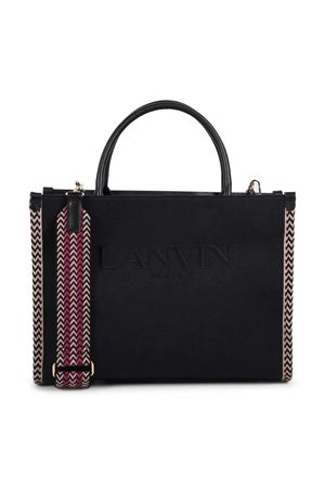 borsa in cotone nero LANVIN KIDS | N30170M94